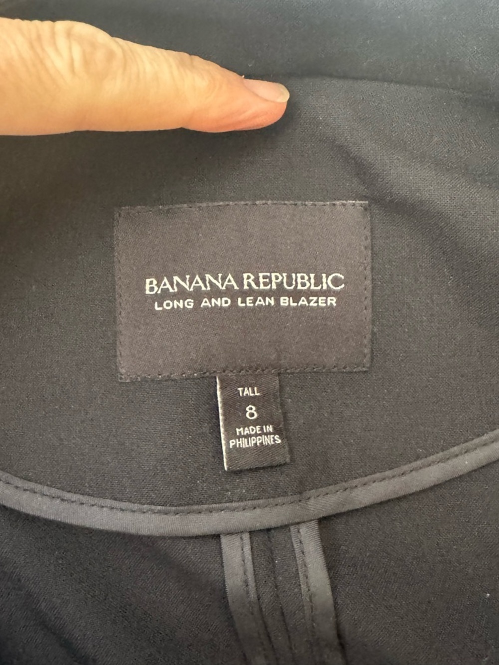 Banana Republic Black lightweight wool Blazer - Picture 3 of 3